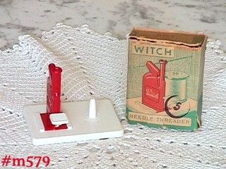 VINTAGE WITCH NEEDLE THREADER Made In West Germany 