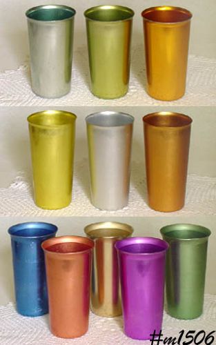 Assorted Vintage Aluminum Tumblers Your Choice (item #220355)