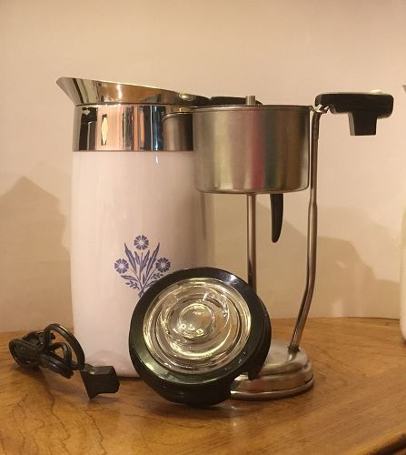 Corningware 10 Cup Coffee Percolator #1998